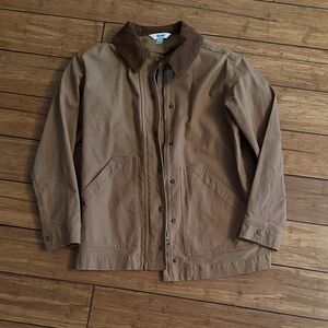 EUC Old Navy Brown Jacket with Dark Brown Collar Barn Chore Jacket size small